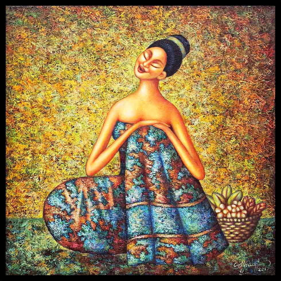 Woman with Flowers (2)